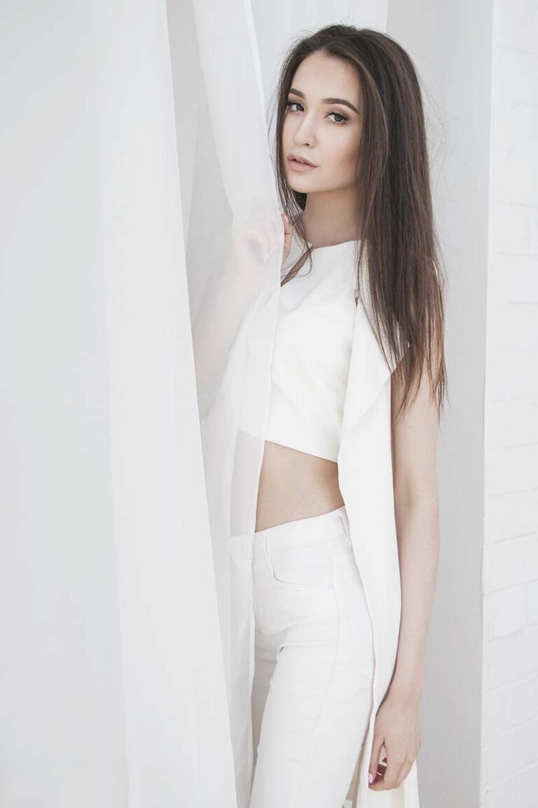 high key studio with model - studio hire rates Noosa