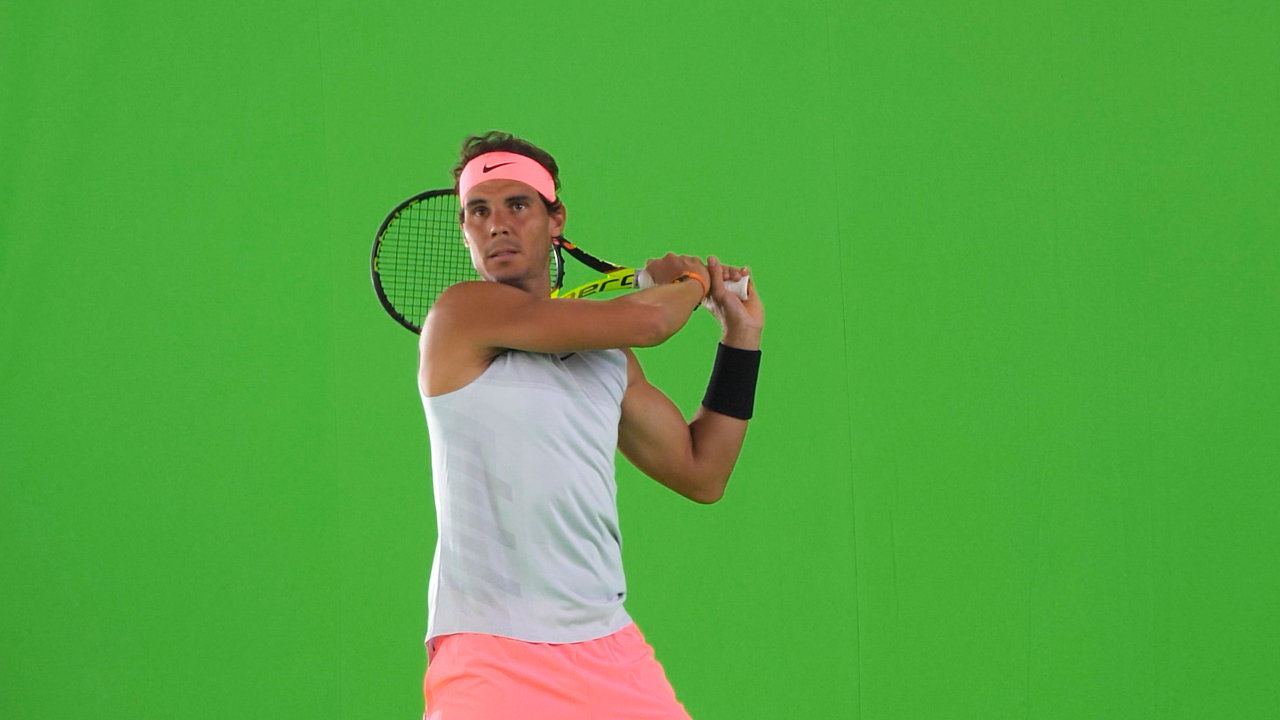 green screen tennis studio